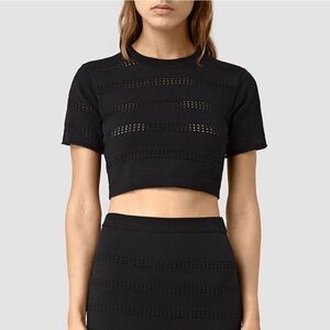All saints Castro crop top